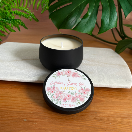 Soy wax scented candle