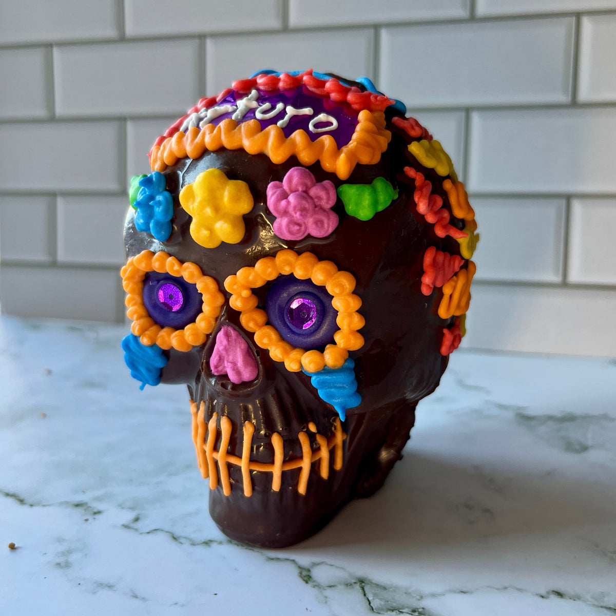 Large Chocolate Skull