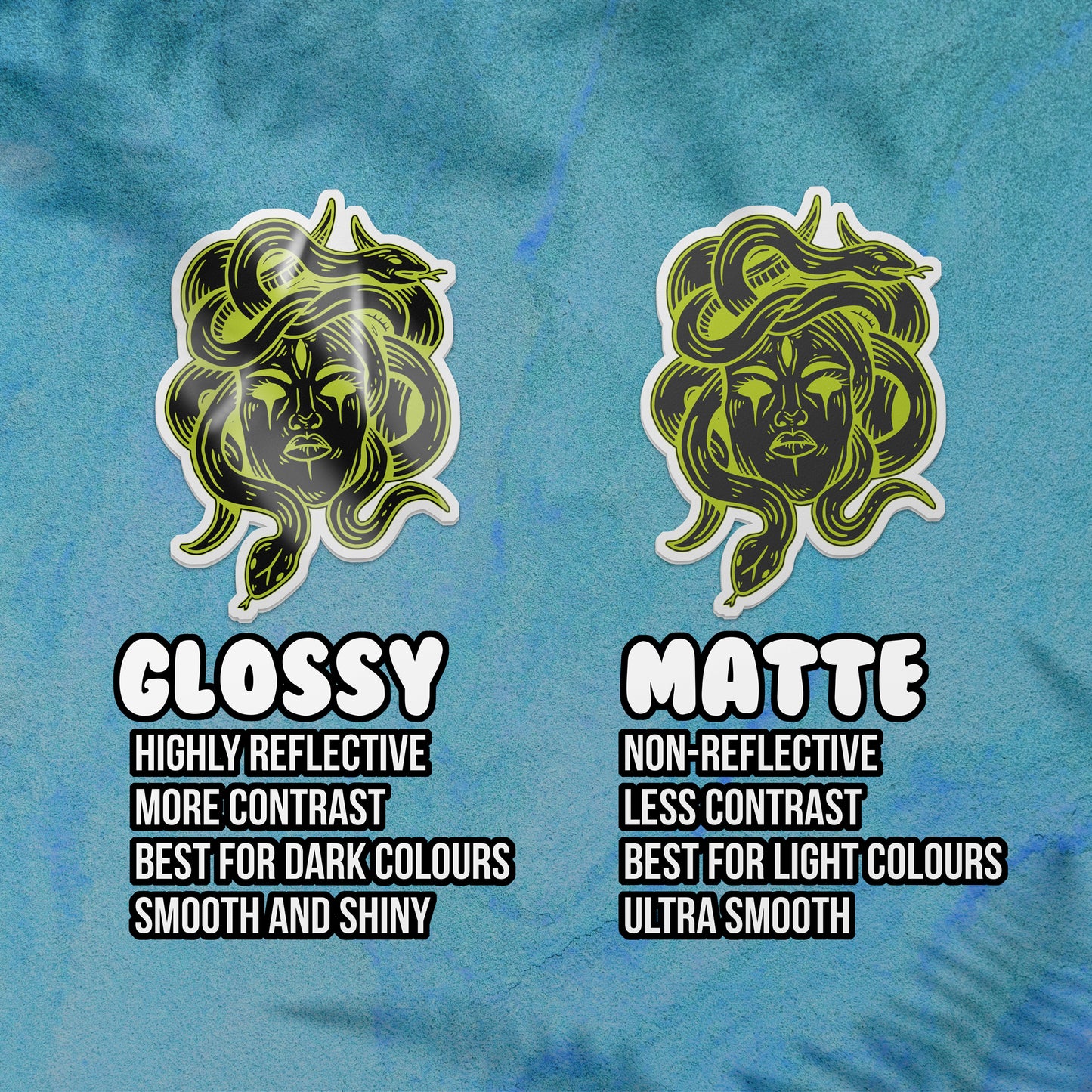 Round Vinyl Sticker Sheet
