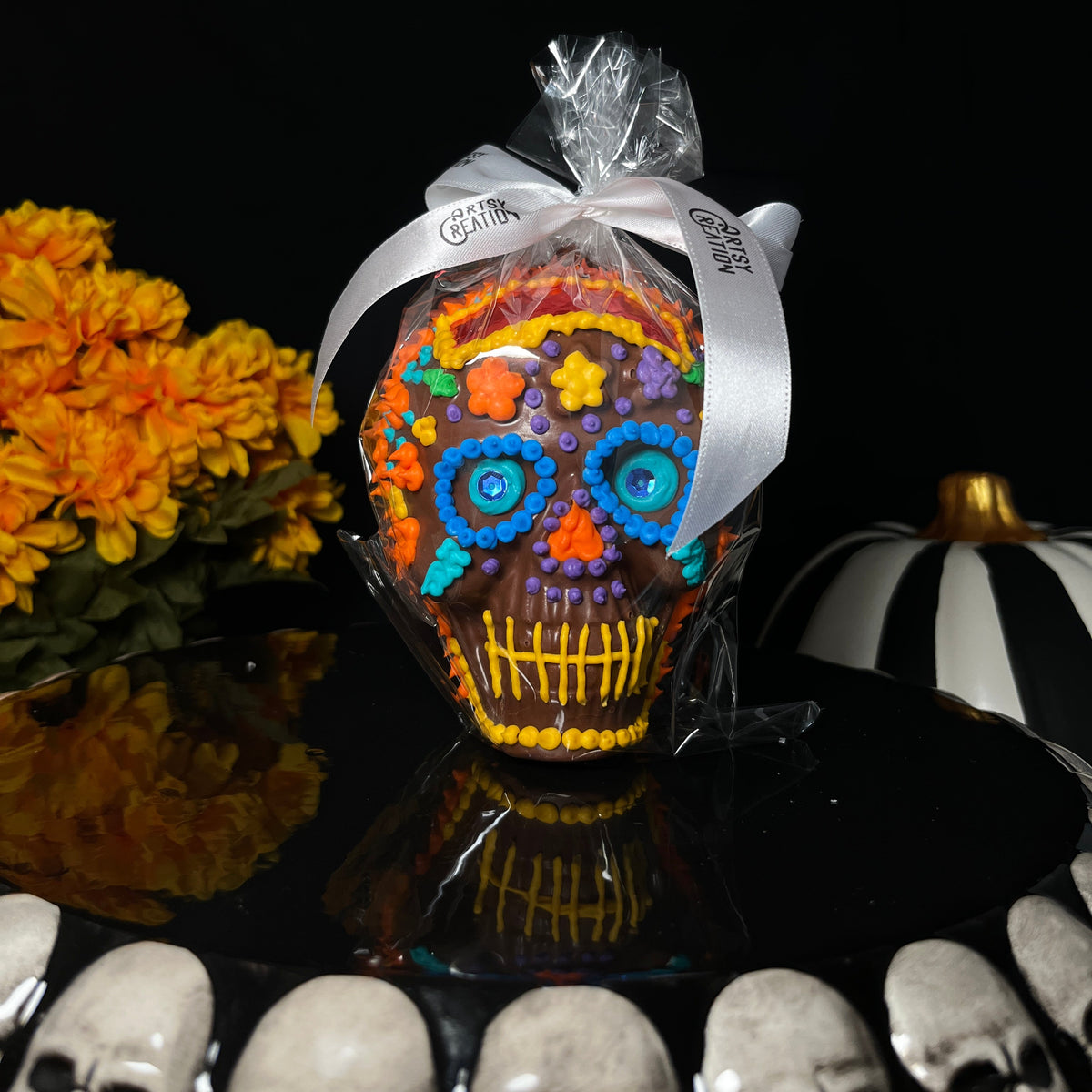 Large Chocolate Skull