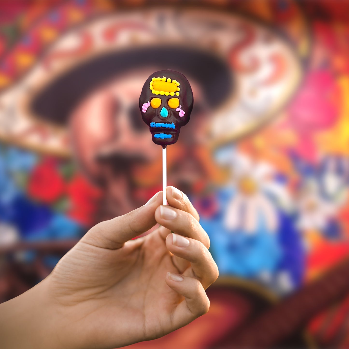 Medium chocolate lollipop Style 1