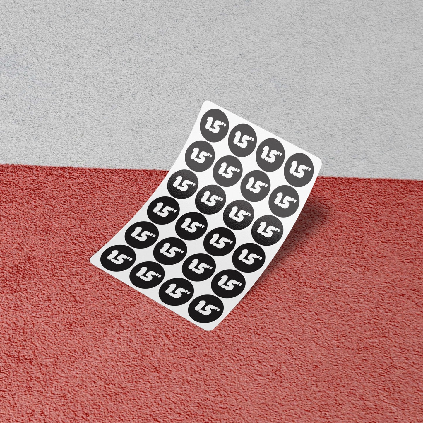 Round Vinyl Sticker Sheet