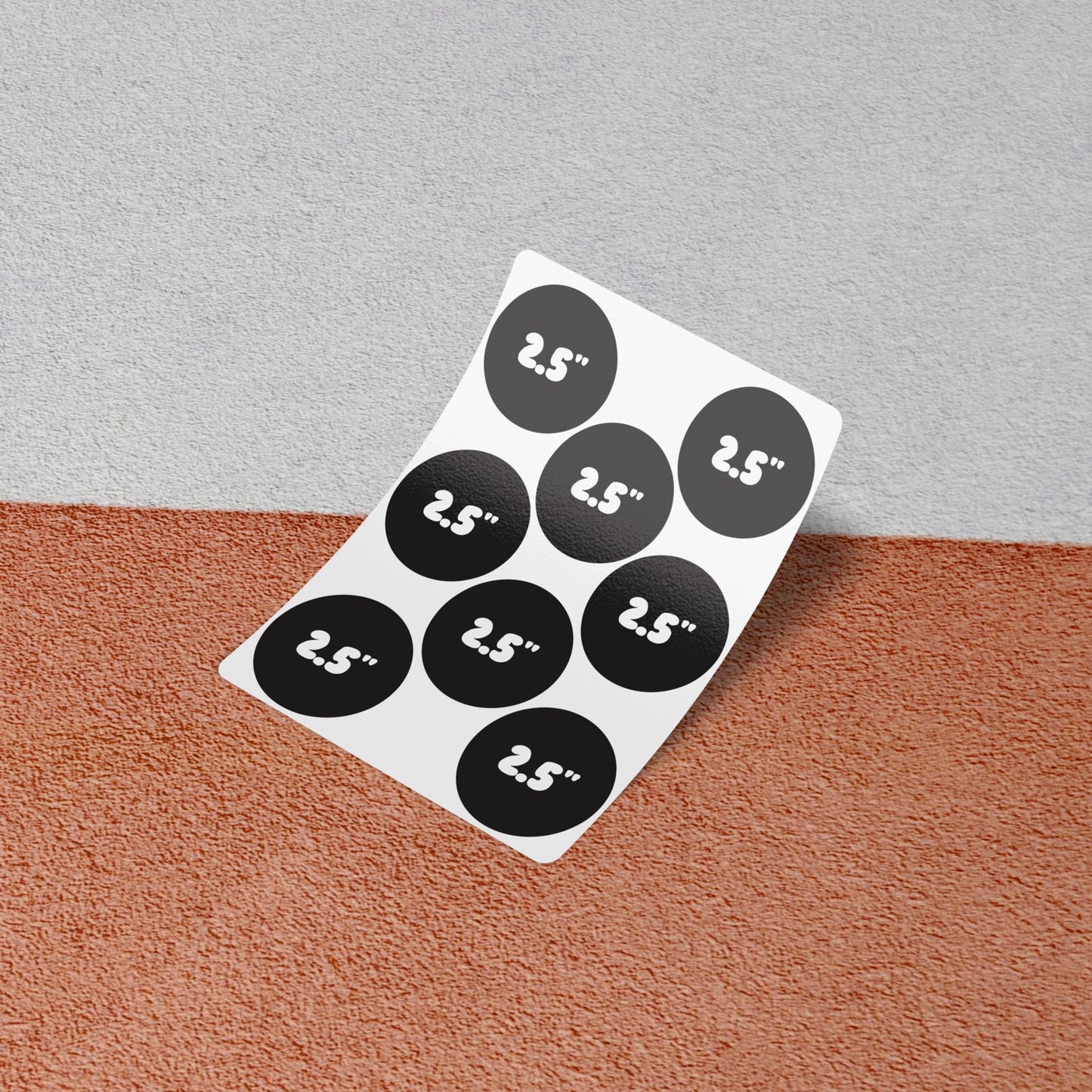 Round Vinyl Sticker Sheet