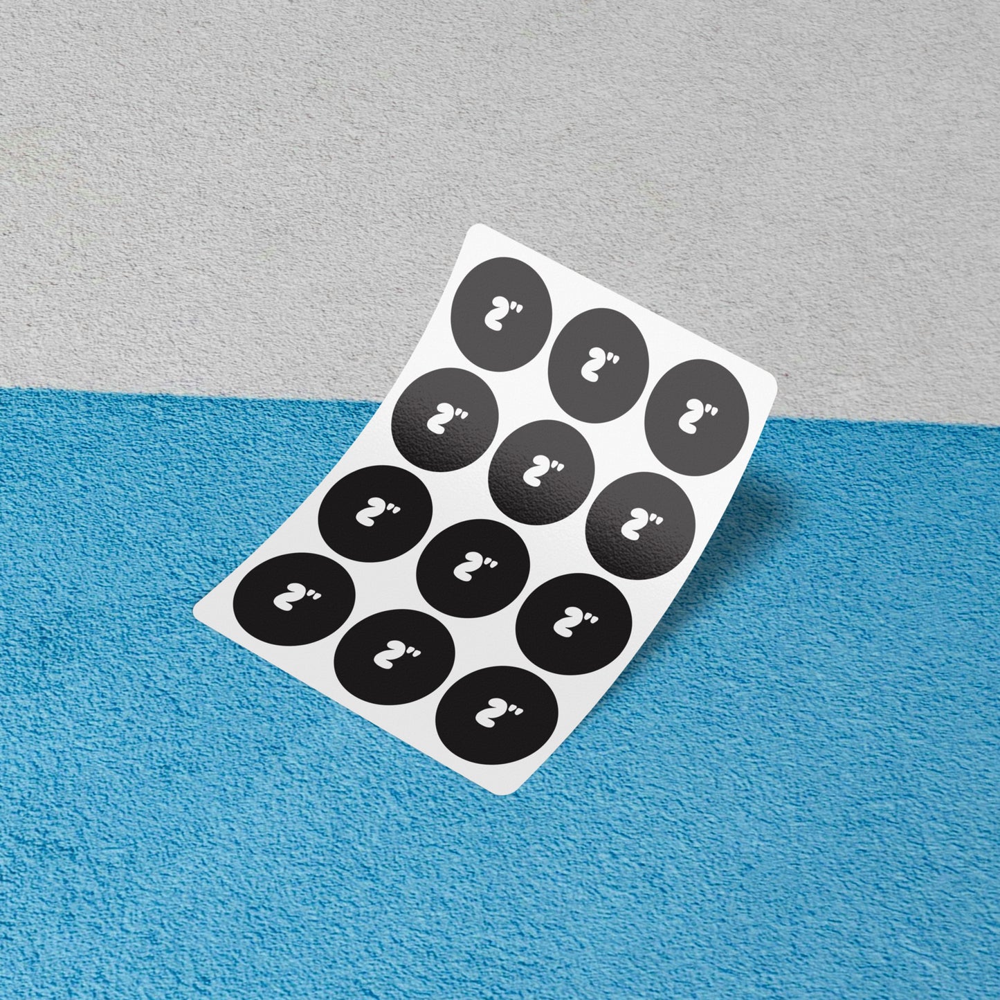 Round Vinyl Sticker Sheet