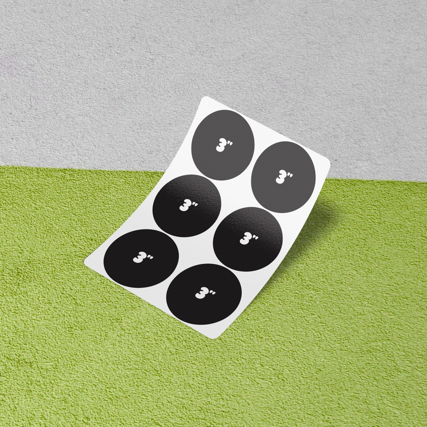 Round Vinyl Sticker Sheet