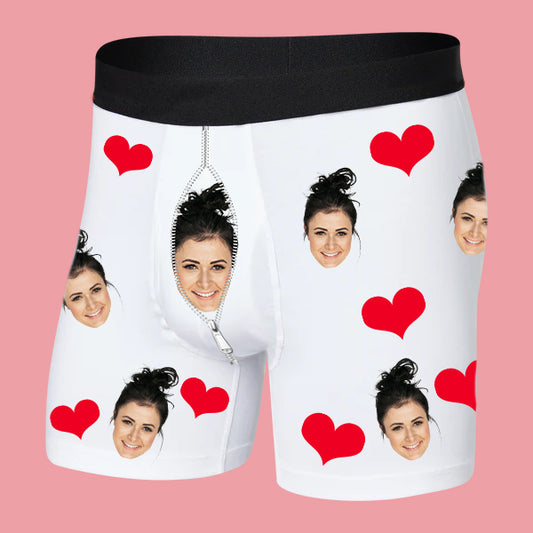 Custom face boxer briefs