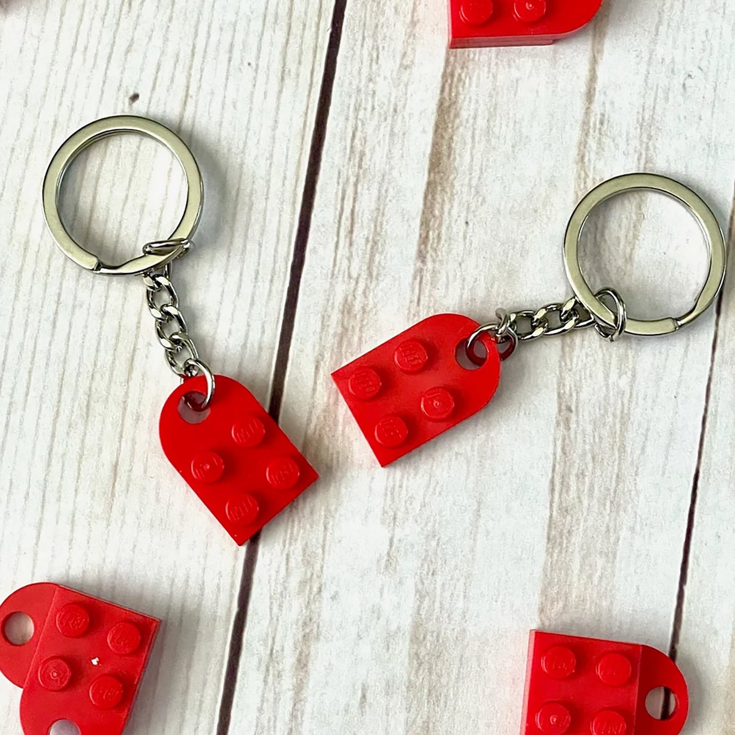 Heart Key Chain - 2Pcs