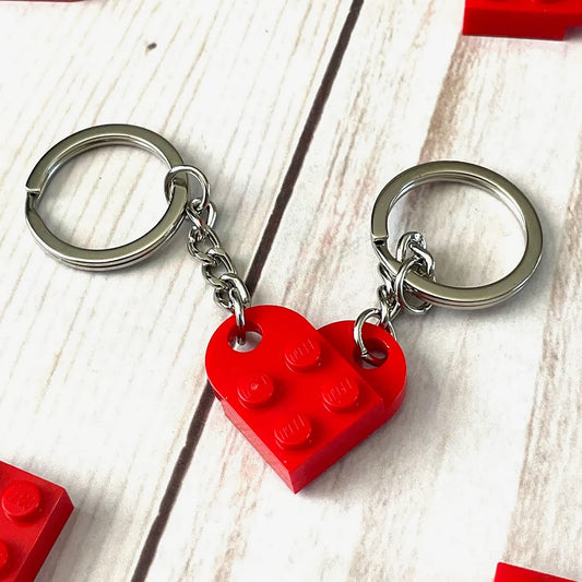 Heart Key Chain - 2Pcs