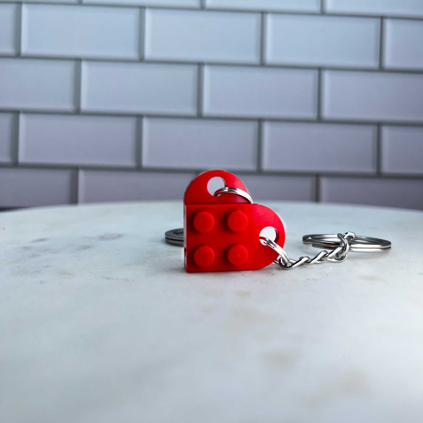 Heart Key Chain - 2Pcs