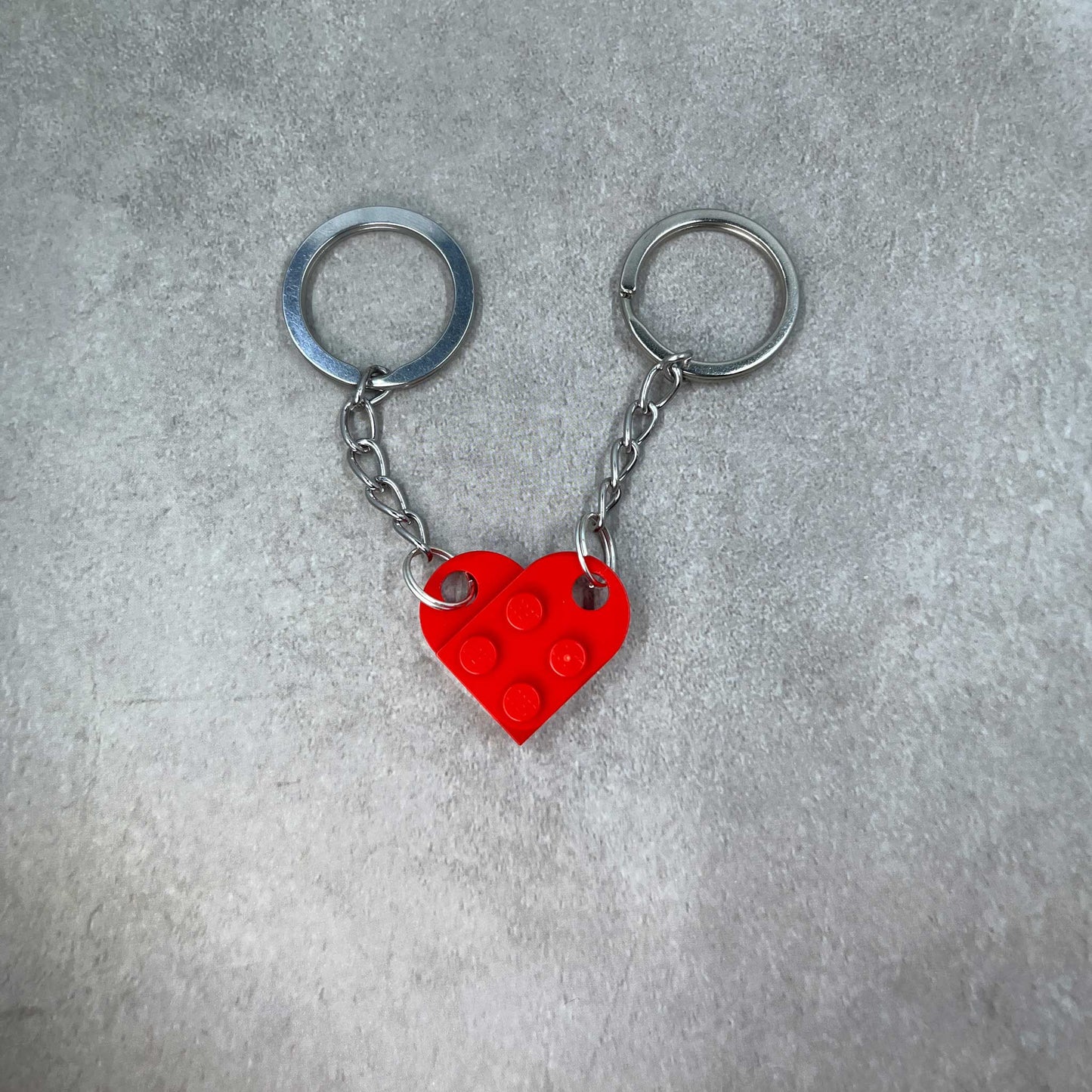 Heart Key Chain - 2Pcs