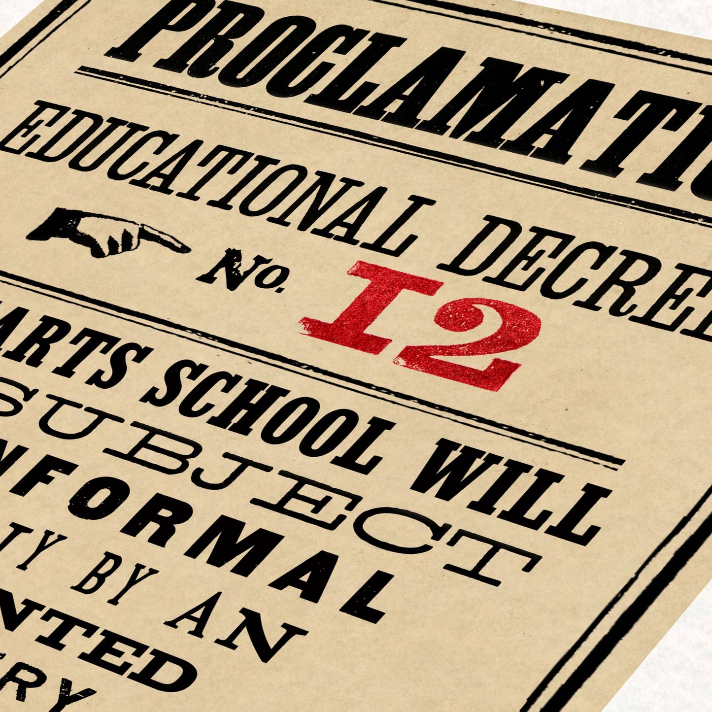 Proclamation N°12