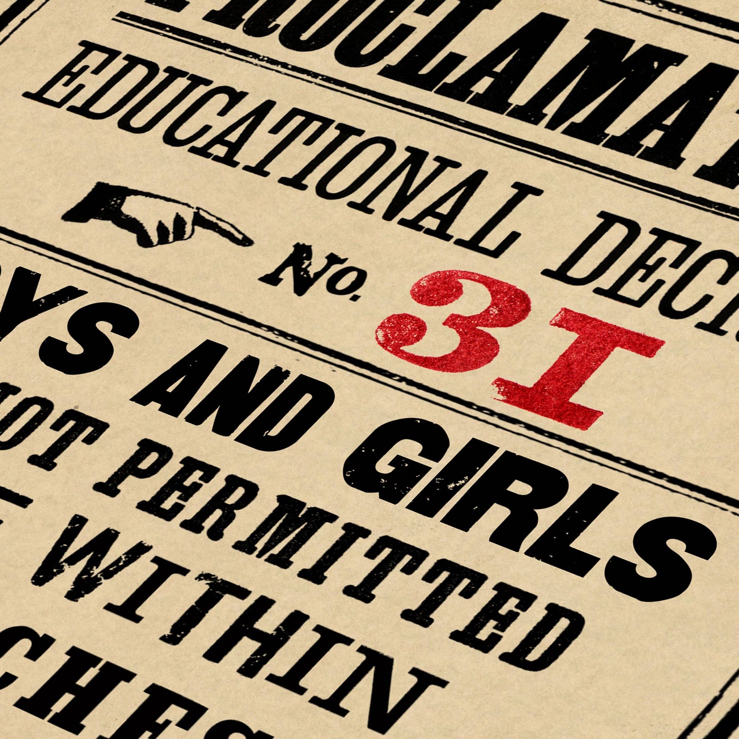 Proclamation N°31