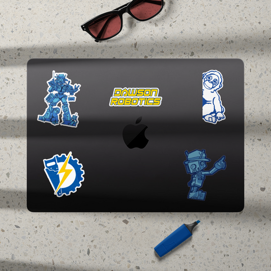 Dawson Robotics Sticker Pack — Set of 5 Premium Vinyl Stickers