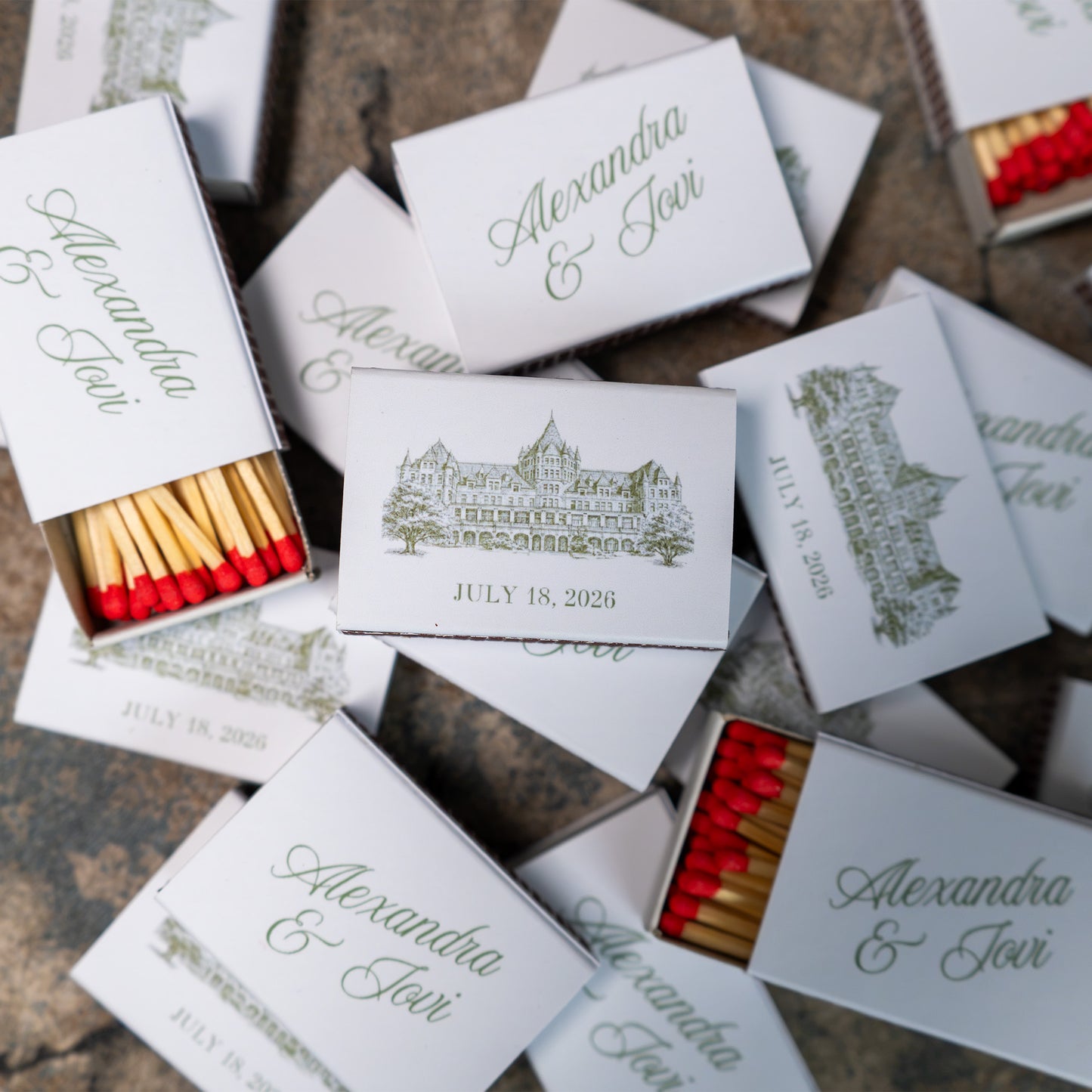 50 Custom Matchboxes