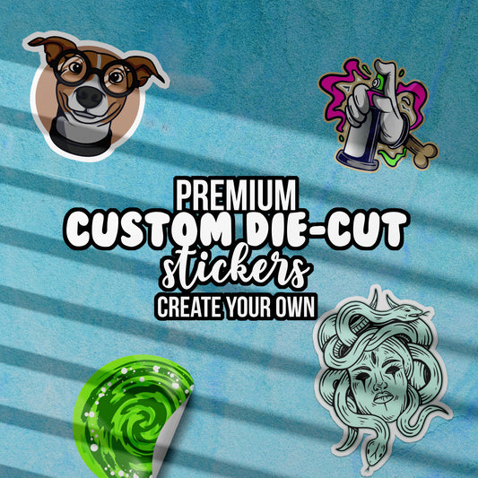 Premium Die-Cut Custom Vinyl Stickers