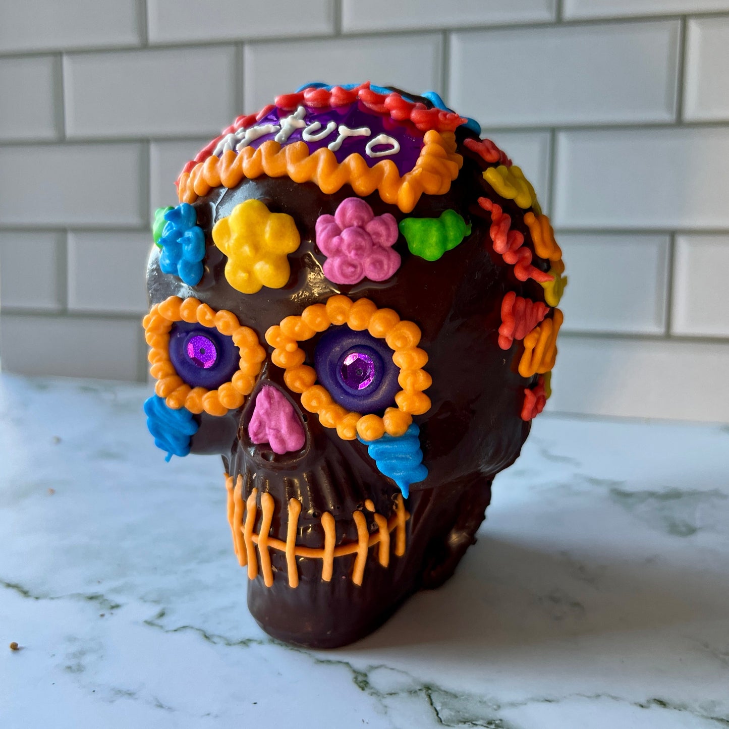 Large Chocolate Skull