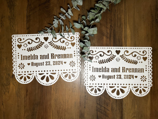 Personalized Cardstock Papel Picado