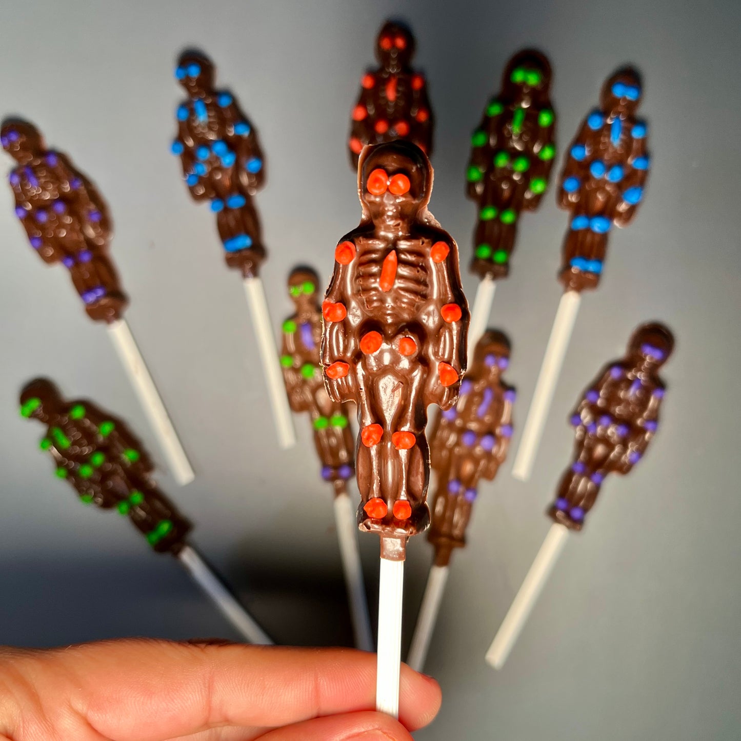 Mini Chocolate Skeleton Lollipop