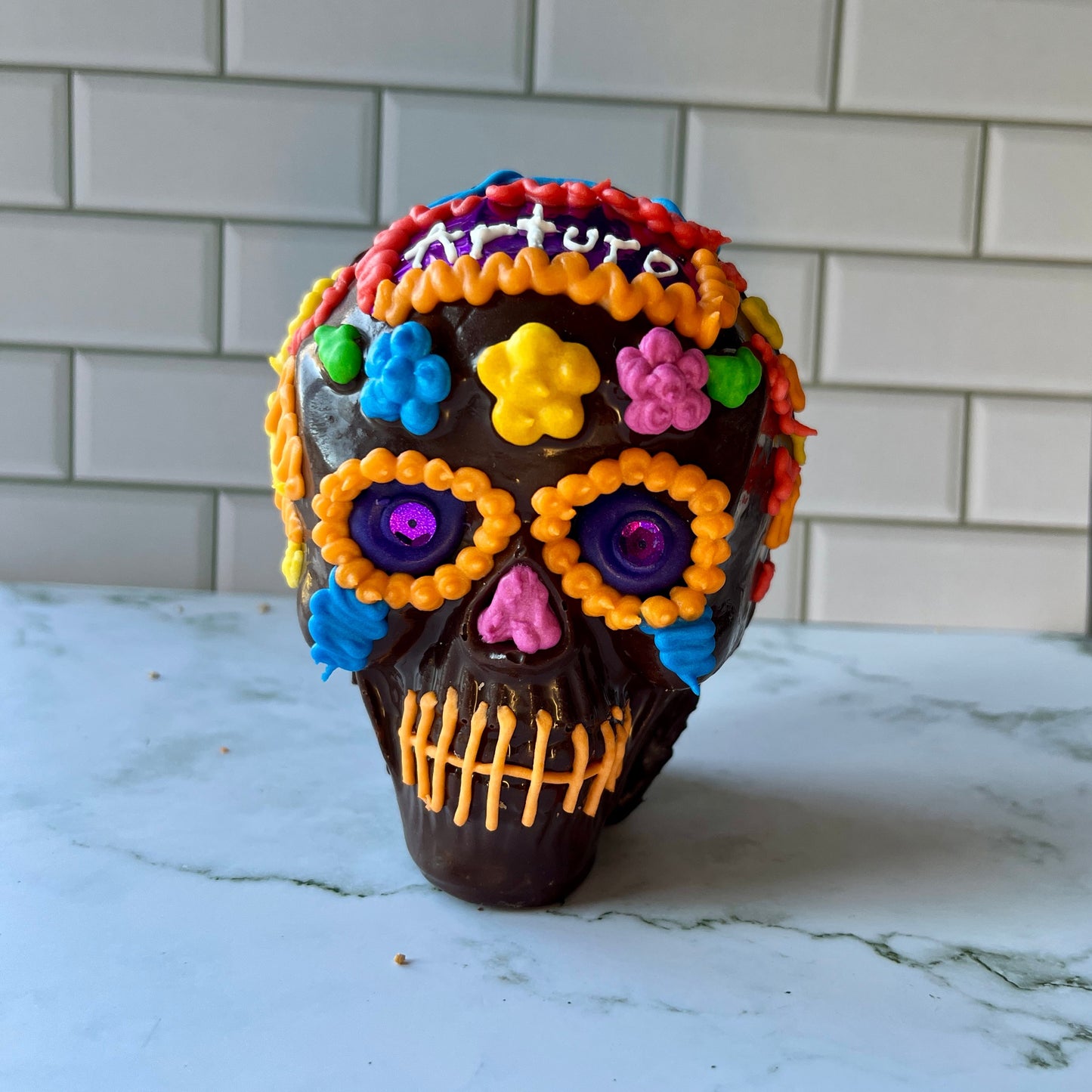 Large Chocolate Skull