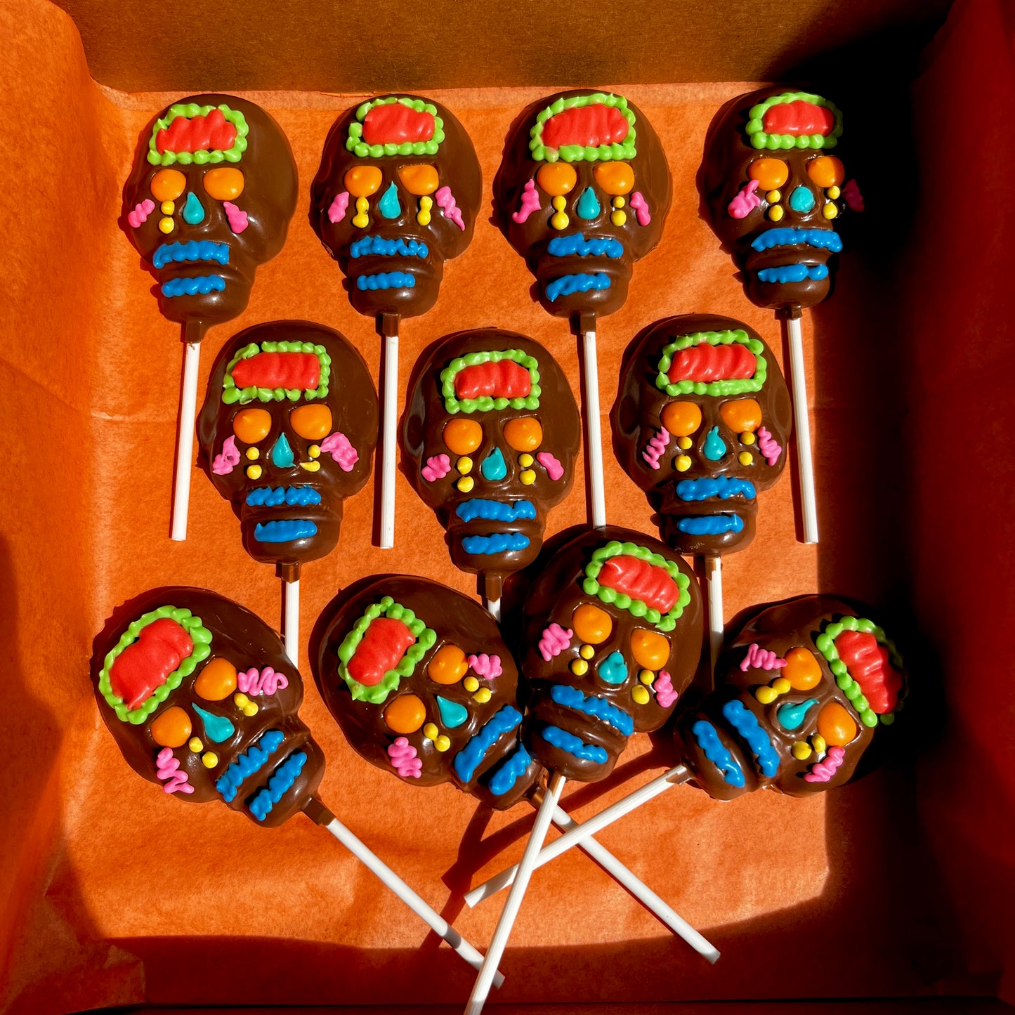 Medium Chocolate Skull Lollipop