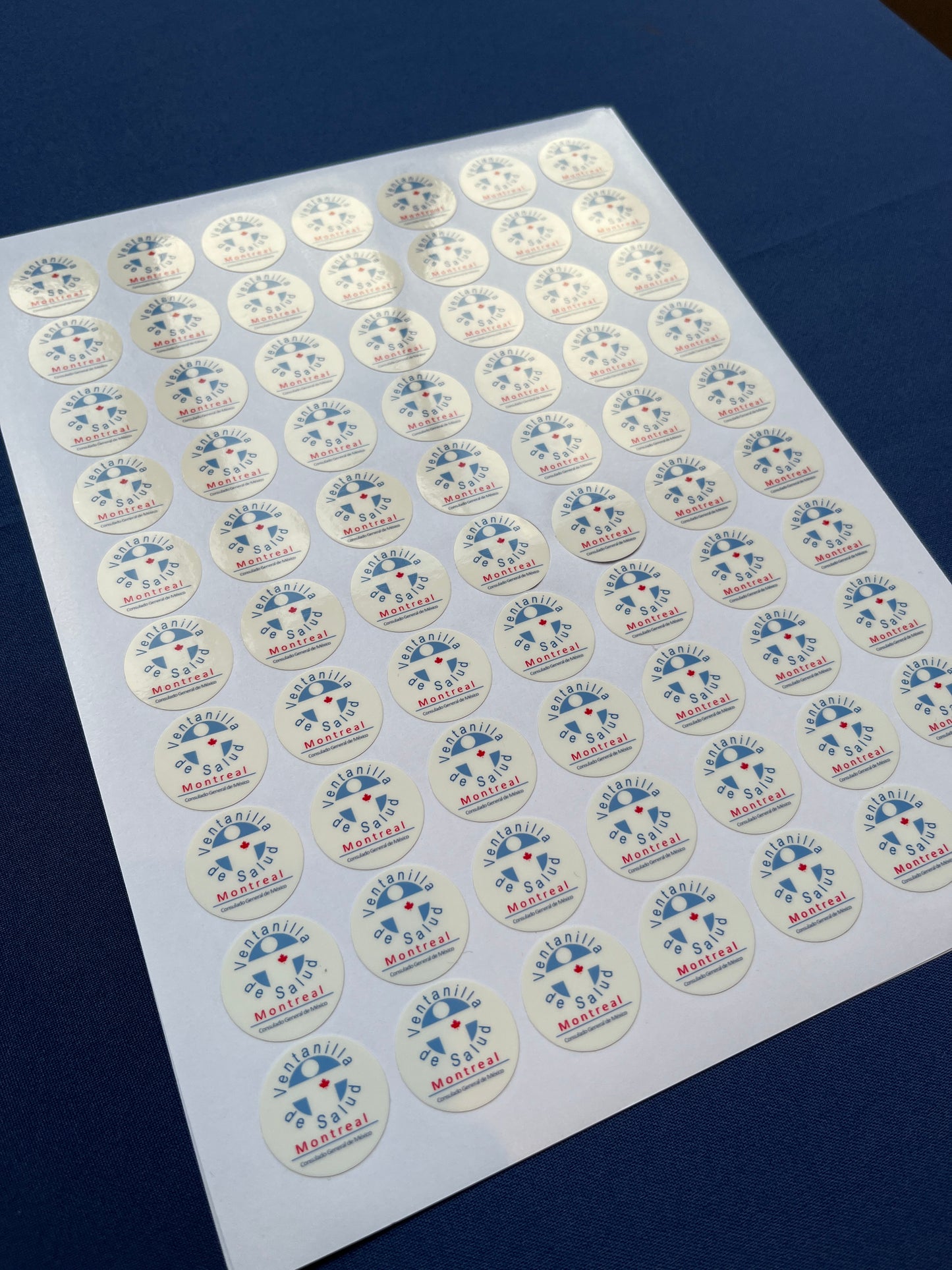 Round Vinyl Sticker Sheet