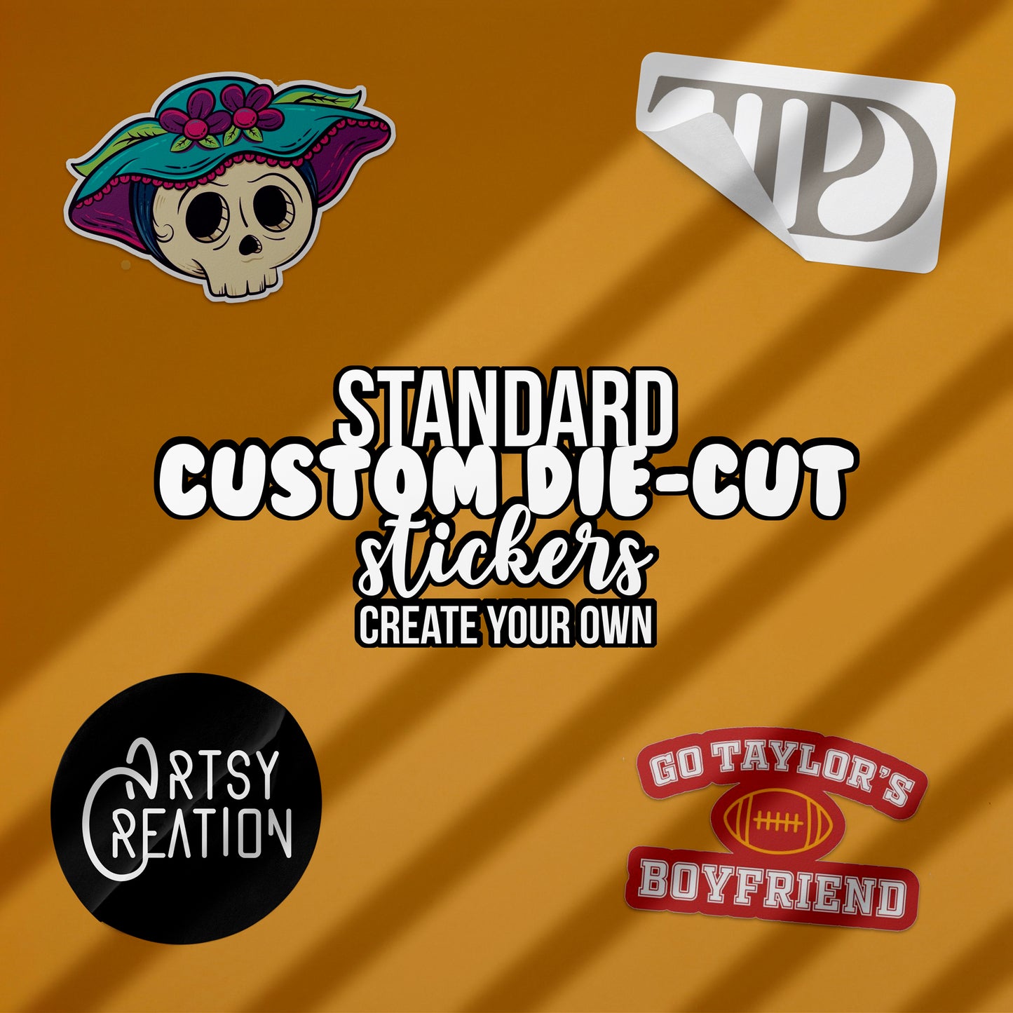 Standard Die-Cut Custom Vinyl Stickers