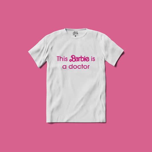 This barbie is a doctor