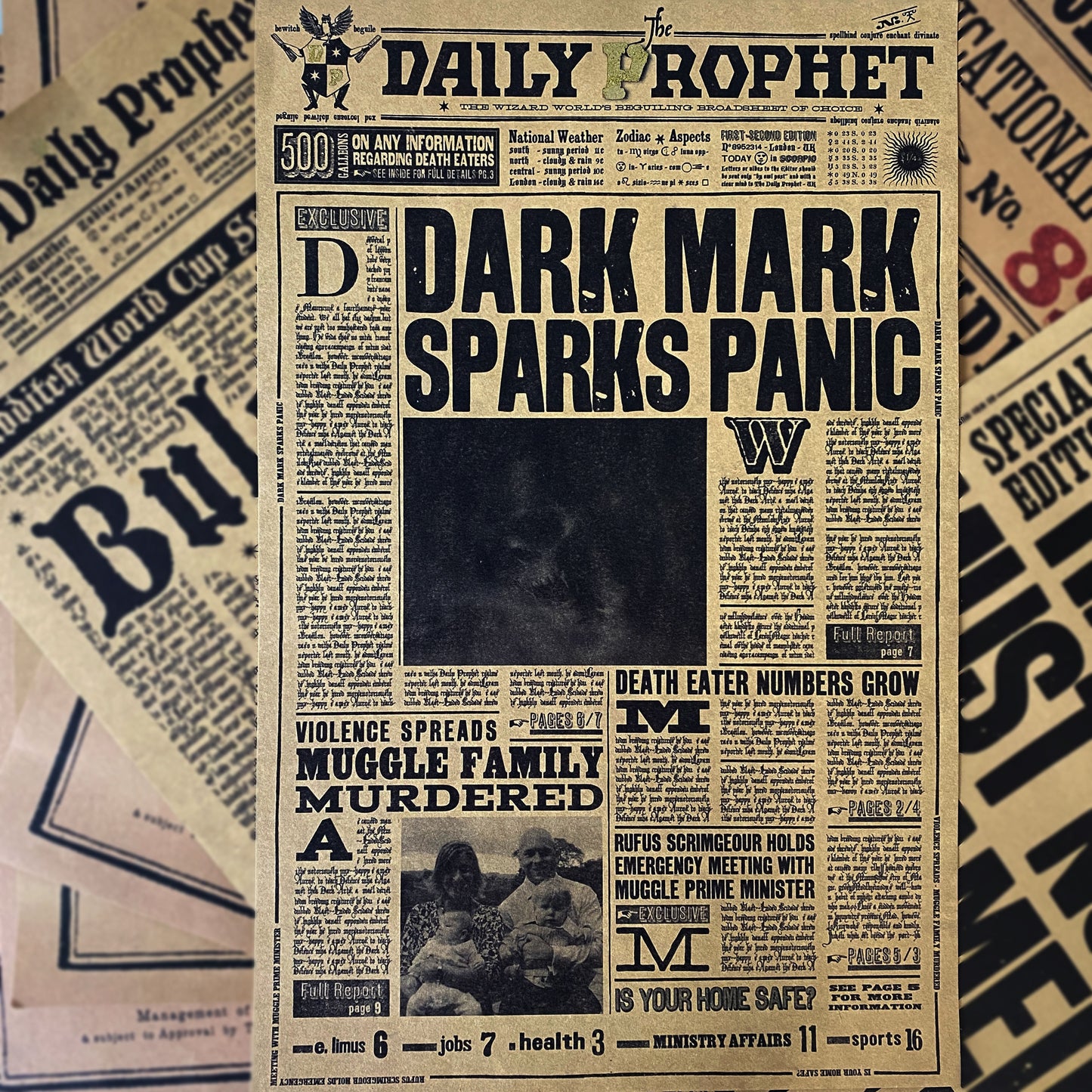 Daily Prophet - DARK MARK SPARKS PÁNICO