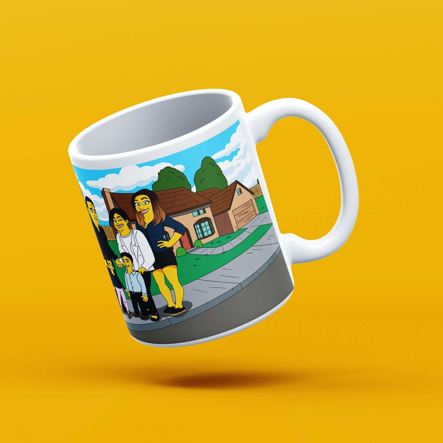 Imprime tu taza amarilla (personalizada)